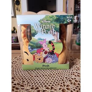 Disney Winnie The Pooh Plush Wired headphones NEW SEALED